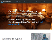 Tablet Screenshot of alpine-adventure.co.uk